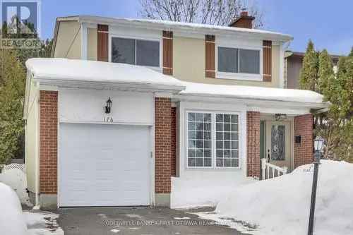 For Sale 3 Bedroom House in Barrhaven Ottawa with Large Yard and Fireplace