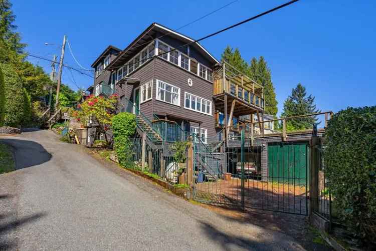 West Vancouver Historical Home with Ocean Views - Commercial Potential