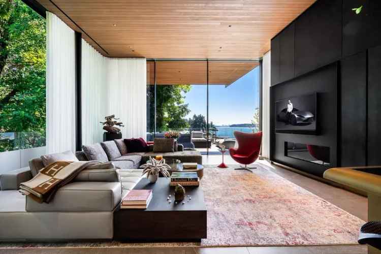 West Vancouver Waterfront Modern Home for Sale