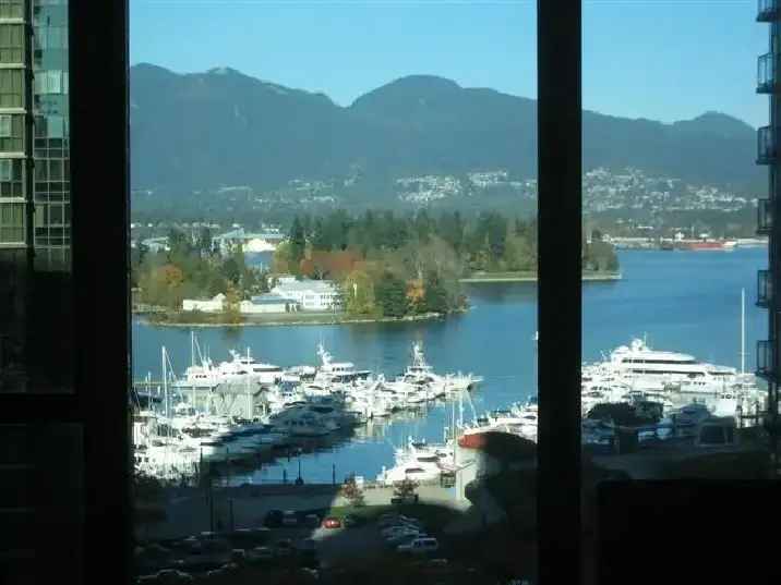 Fully Furnished 1 BR Den Apartment Coal Harbour Vancouver