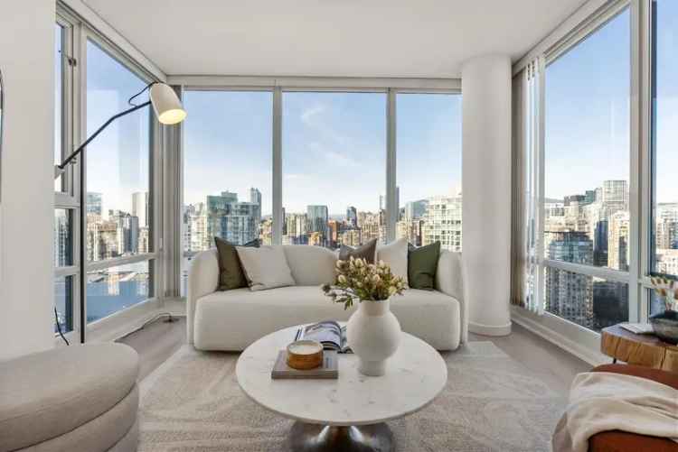 Yaletown QuayWest Condo 1 Bed + Den Panoramic Views