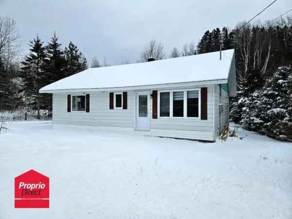 2-Bedroom Bungalow for Sale near Matane