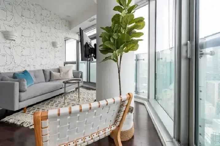 Furnished one bedroom condo step to CN tower ASAP