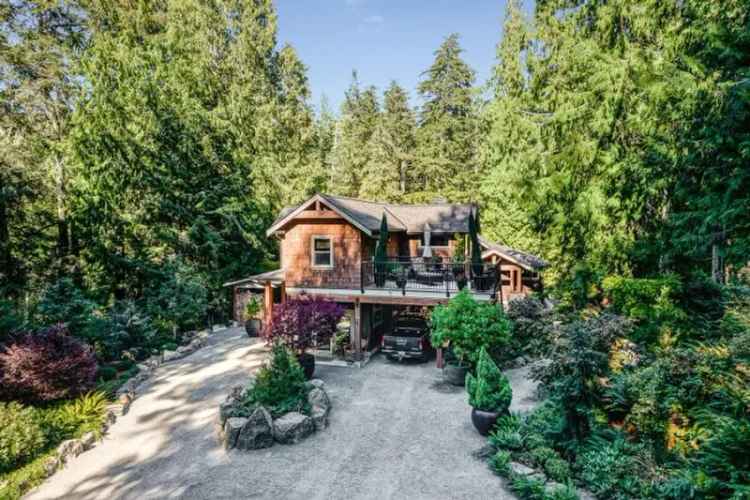 Inside A Magical Timber Chateau In The Woods Of Sooke