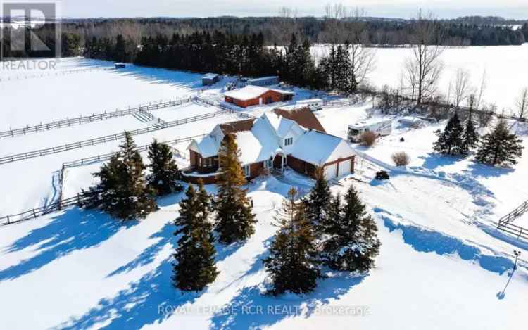 Rural Amaranth 22.5 Acres Horse Property Heated Pool Barn