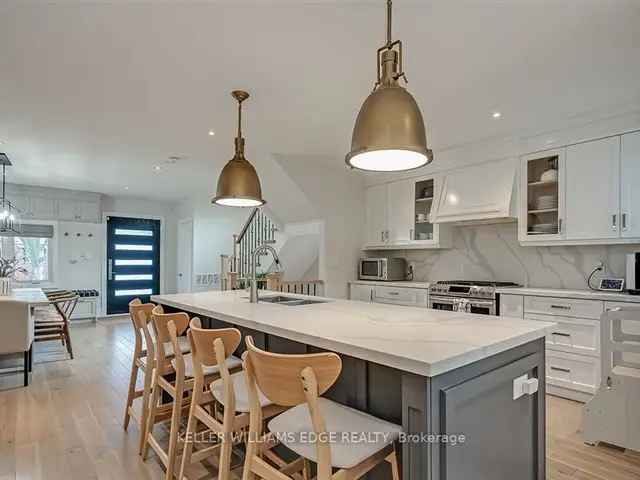 Luxury Etobicoke Home  Open Concept Custom Kitchen Finished Basement