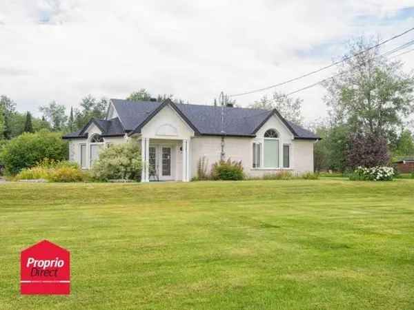 Bungalow for Sale Abitibi Temiscamingue Heated Floors Large Garage