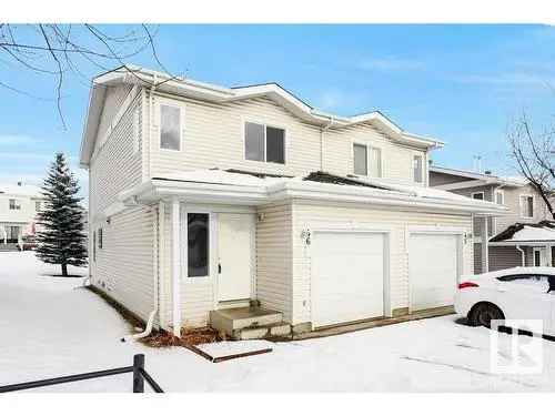 Duplex For Sale In Canon Ridge, Edmonton, Alberta