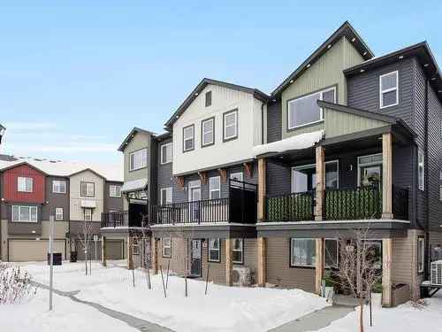 Sale of Townhouse with Modern Features in Schonsee Edmonton