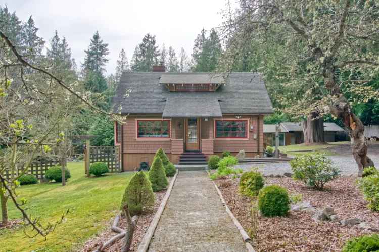 A $1,175,000.00 House/Single Family with 3 bedrooms in Roberts Creek, Sunshine Coast