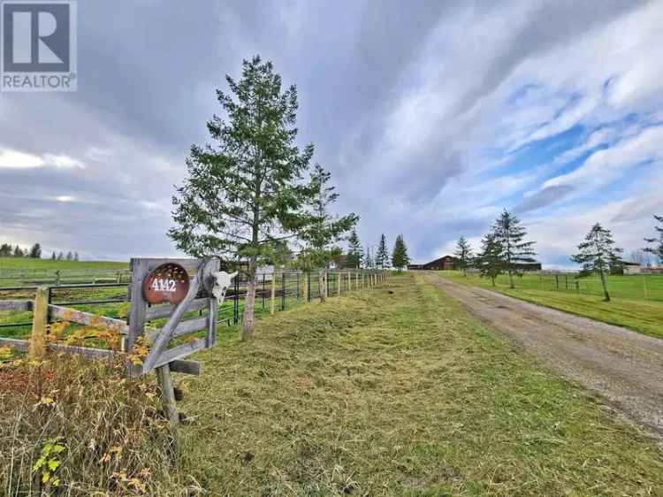 135.66 Acre Property near Cariboo with Cattle Barn and Riding Arena