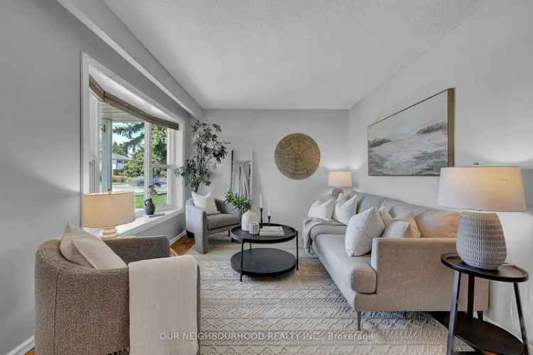 4 Bedroom 2 Bath Semi Detached Backsplit in Oshawa