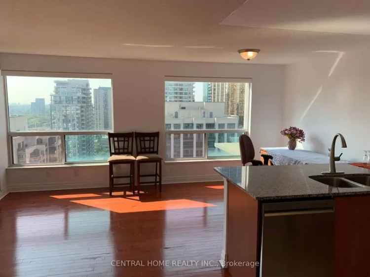 Rent spacious one bedroom condo in North York Centre with city views