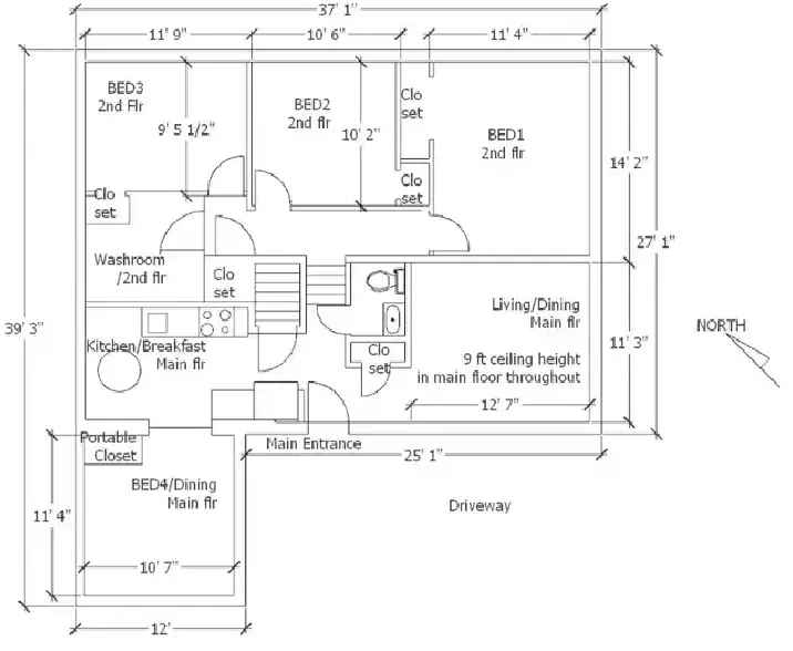 4 Bedroom House for Rent - Scarborough (Markham/Ellesmere)