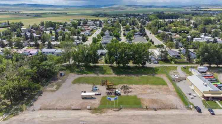 Nanton Alberta Commercial Lot Investment Opportunity