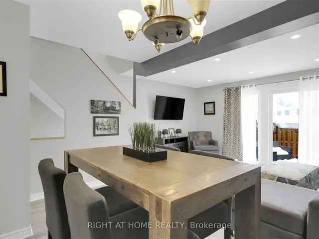 Updated 3-Bed 2-Bath Barrhaven Condo - End Unit