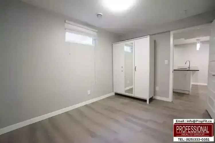 Rent Legal Basement Suite in Edmonton with Pets Welcome and Yard