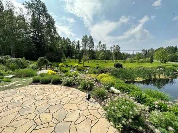 Hobby Farm for Sale Estrie 3 Bedroom Furnished Home Landscaped Lake