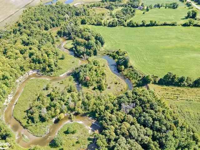 31 Acres Riverfront Property in Mulmur