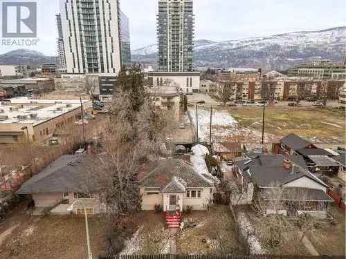 Downtown Kelowna Development Property - High Density Zoning