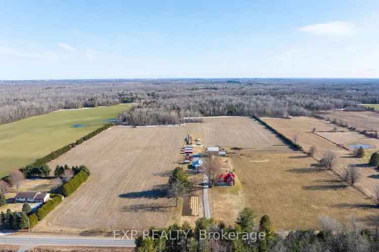 98-Acre Georgina Farm with Modern Farmhouse & Outbuildings
