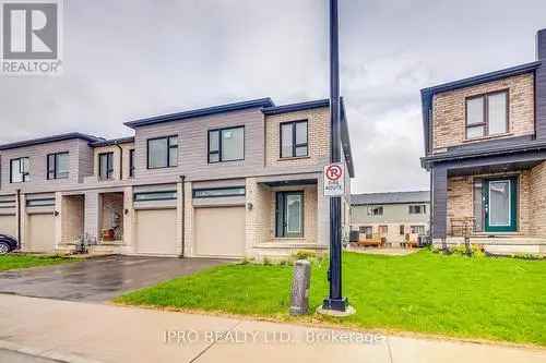 For Sale End Unit Townhouse in Kitchener with Modern Living Features