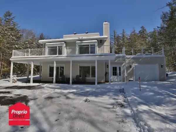 Two Storey House for Sale Estrie Waterfront Property