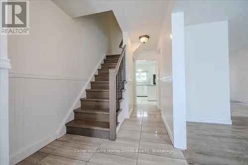 Buy Townhouse in Kitchener with 4 Bedrooms and No Condo Fees