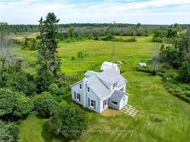 94 Acre Property with 1850 Farmhouse - Great Privacy and Potential