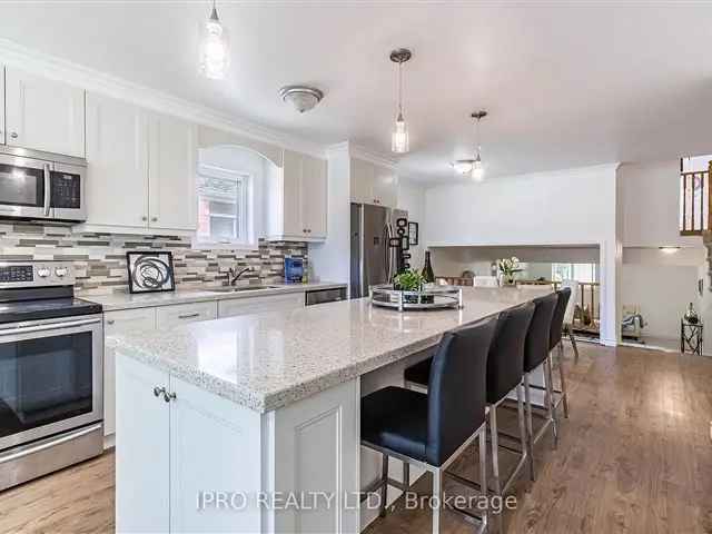 Spacious Family Home in Courtice with Open-Concept Kitchen and Backyard Gazebo