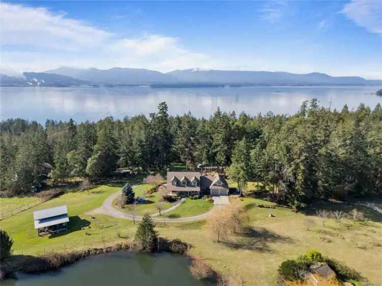 Buy House with Ocean View Retreat on Sunset Drive Salt Spring Island