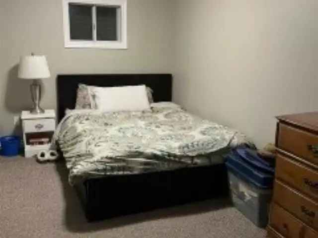 Bright 1 Bedroom Basement Apartment with Den and Parking