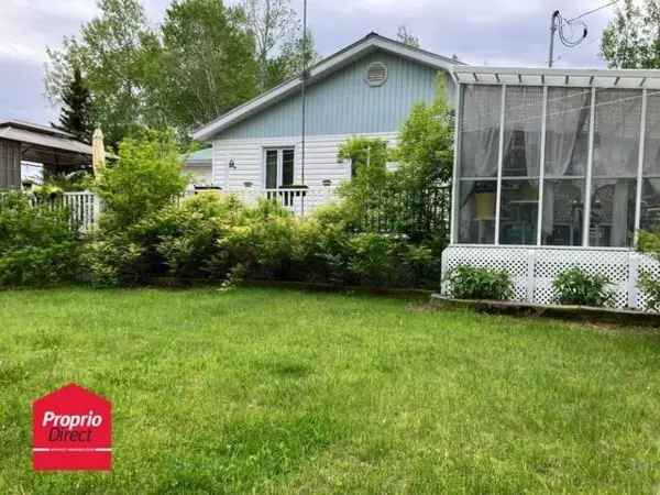 Lakeside Bungalow for Sale Abitibi Temiscamingue