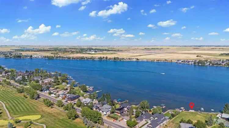 Chestermere Lakefront Dream Home - Waterfront Haven with Boat Launch and Dock