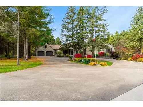 Luxury 5-Bedroom Estate on 31 Acres in Brant County