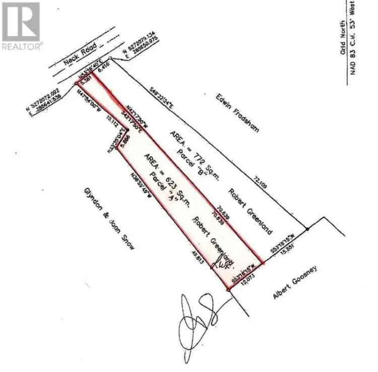 Ocean View Lot in Bay Roberts - Coley's Point