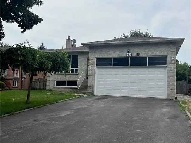 3 Bedroom Bungalow For Lease January 1st Modern Kitchen Walkout Deck