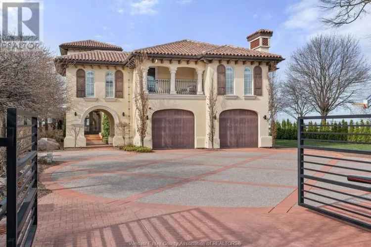 Waterfront Luxury Estate with Pool and Private Dock