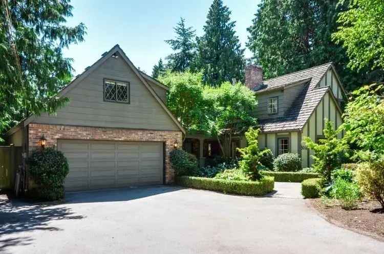 Family Tudor Estate Home with Resort Backyard