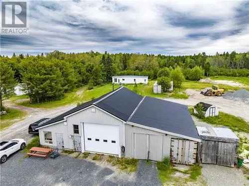 For Sale: House in Greater Sudbury Ontario with 74 Acres and Shops