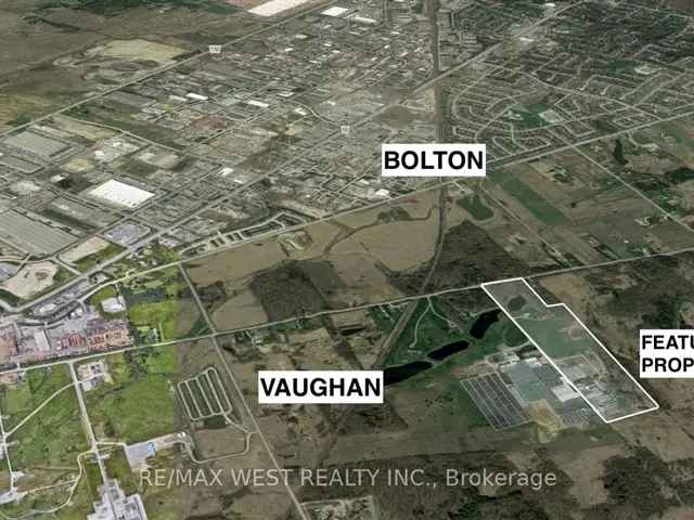 36.5 Acres in Vaughan - Investment Opportunity