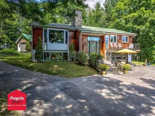 Split Level Home Panoramic Views Laurentides 3 Beds 2 Baths