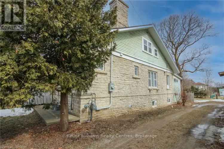 Buy Commercially Zoned House in Wiarton with Unique Architecture and Garden