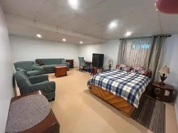 Spacious Basement Bedroom Rental Near Portland