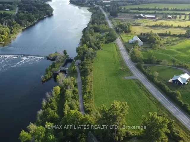 Rideau Canal Waterfront Lot Unique Building Opportunity