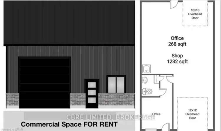 4-Unit 6000 Sqft Industrial Warehouse Building For Sale