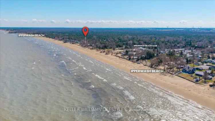 Lake Huron Lakefront Home 4BR Panoramic Views Private Beach Access