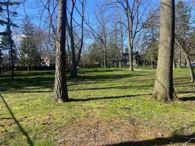 Southeast Oakville 1 Acre Vacant Land Lake Ontario Custom Home