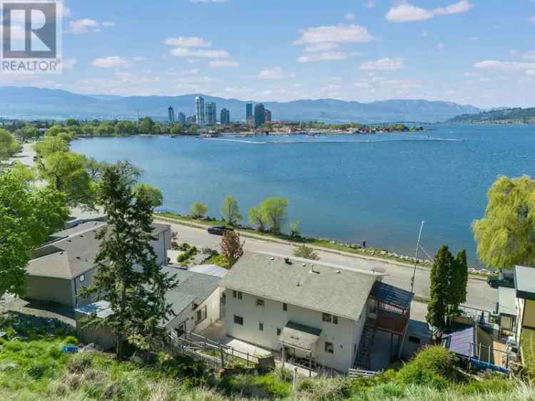 Kelowna Semi-Lakefront Home 3 Income Suites Stunning Views