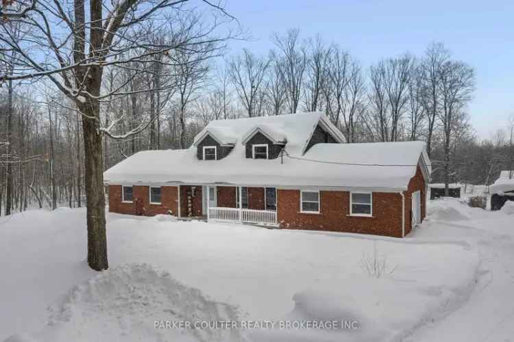 Country Home on 26 Acres with Workshop and Horse Stalls